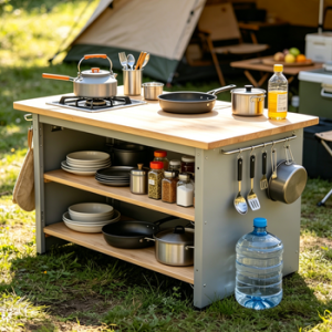 BaseCamp Camp Kitchen Storage Table