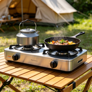 FireTrail Dual-Burner Portable Camp Stove